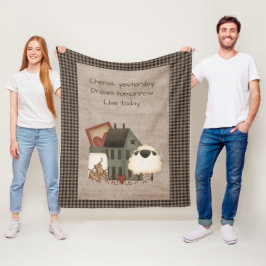 Cherish Dream Live - primitief land Fleece Deken
