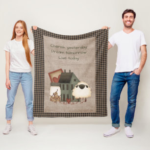 Cherish Dream Live - primitief land Fleece Deken