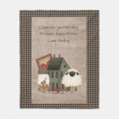Cherish Dream Live - primitief land Fleece Deken (Voorkant)