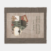 Cherish Dream Live - primitief land Fleece Deken (Voorkant (Horizontaal))
