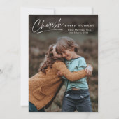 Cherish elk moment 2 foto Holiday Kerstmis Kaart (Voorkant)