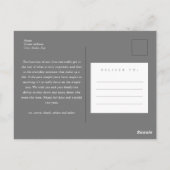 Cherish elk moment drie foto kerstkaart briefkaart (Achterkant)