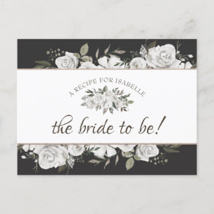 Cherish Floral Bride to Be Recipe Kaart
