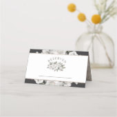  Cherish Floral Gereserveerde Zitting Bruiloft Plaatskaartje (Voorkant)