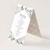  Cherish Floral Wedding Ceremony Programma (Achterkant)