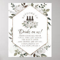  Cherish Floral Wedding Open Bar Teken