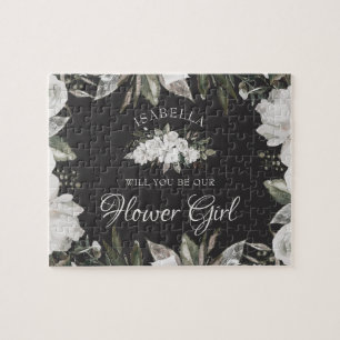 Cherish Floral Wees ons Bloemenmeisje-voorstel Legpuzzel