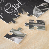 Cherish Floral Wees ons Bloemenmeisje-voorstel Legpuzzel (Zijkant)