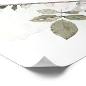 Cherish Gelukkig ooit na de receptieborden Poster (Hoek)