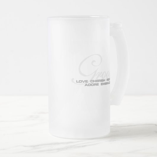 Cherish Groom Matglas Bierpul (Voorkant rechts)