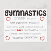 Cherish Gymnastics Briefkaart (Voorkant)
