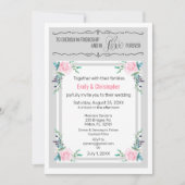 Cherish in Friendship & Love Wedding Invite Kaart (Voorkant)