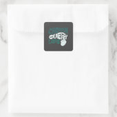 Cherish Life - Liefde & Vriendelijkheid Kunst Vierkante Sticker (Tas)