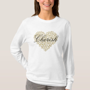 CHERISH Long Meve Dames T-Shirt