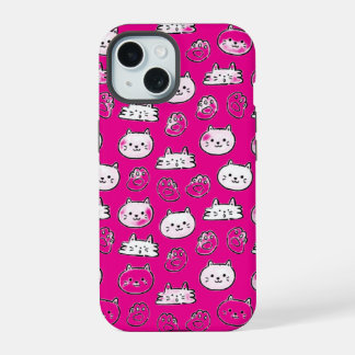 Cherish Memories: Your Beloved Cat iPhone 15 Hoesj Case