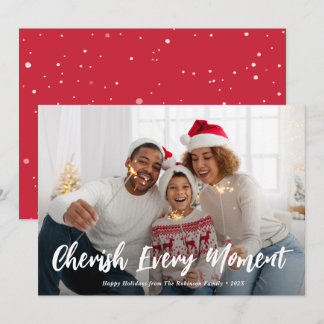 cherish merry christmas holiday card feestdagenkaart
