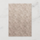  Cherish Oval Floral Wedding Routebeschrijving Informatiekaartje (Achterkant)