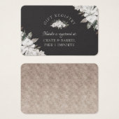  Cherish Shower Gift Registry Insert Kaart (Voorkant /achterkant)