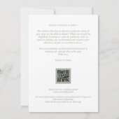 Cherish Spring Floral Red Garland Wedding Initials Save The Date (Achterkant)