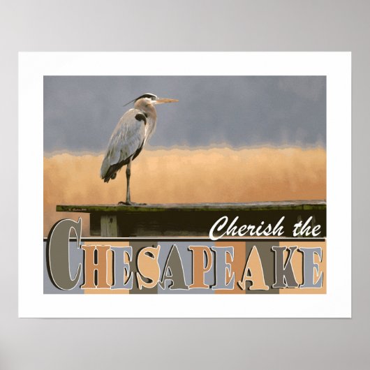 Cherish the Chesapeake Poster (Voorkant)