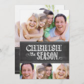 Cherish the Season Feestdagenkaart (Voorkant / Achterkant)