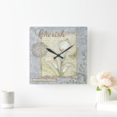 Cherish Vierkante Klok (Huis)