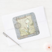 Cherish Vierkante Sticker (Envelop)