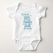 Cherish What matter Blauwgroen Romper (Voorkant)