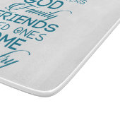 Cherish What matter Blauwgroen Snijplank (Hoek)