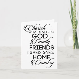 Cherish What Matters Kaart