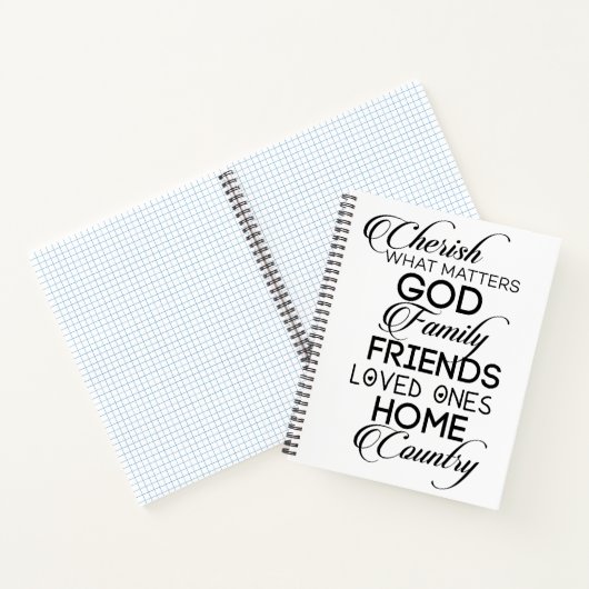 Cherish What Matters Notitieboek (Binnen)
