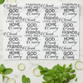 Cherish What Matters Theedoek (Gevouwen)