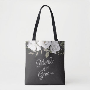  Cherish White Bloemen Moeder van de bruidegom Tote Bag