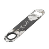  Cherish White Bloemen & Rozen Elegant Bride Speed Flessenopener (Voorkant Gekanteld)