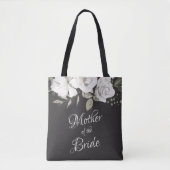  Cherish White Floral Moeder van de bruid Tote Bag (Voorkant)
