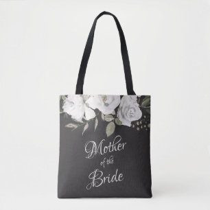  Cherish White Floral Moeder van de bruid Tote Bag