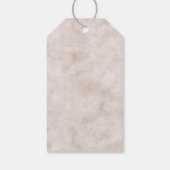 Cherish White Floral Wedding Dank u Cadeaulabel (Achterkant)