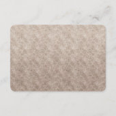  Cherish White Floral Wedding Routebeschrijving Informatiekaartje (Achterkant)