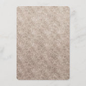  Cherish Wit Bloemen & Roos Goud Diner Menu (Achterkant)