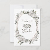 Cherish Zitten Tafel Nummers Kaart (Voorkant)