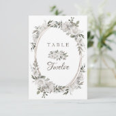 Cherish Zitten Tafel Nummers Kaart (Staand voorkant)