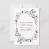 Cherish Zitten Tafel Nummers Kaart (Achterkant)