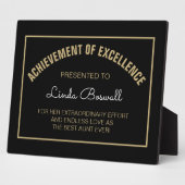 CHERISHED Cadeau! Aangepast beste BEDRAG-plaatje Fotoplaat (Zijkant)