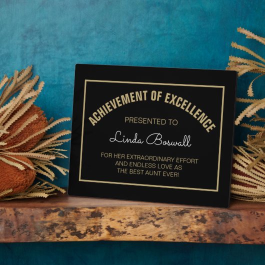 CHERISHED Cadeau! Aangepast beste BEDRAG-plaatje Fotoplaat (Zijkant)