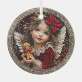 Cherished Cheer – Angel of Gingerbread Joy Glas Ornament