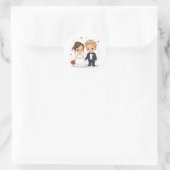 Cherished & Love Wedding Sticker (Tas)