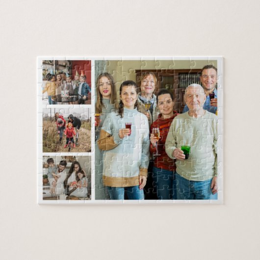 Cherished Memories:  4 fotocollage Legpuzzel (Horizontaal)