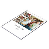 Cherished Memories: 4 fotocollage Notitieboek (Linkerzijde)