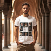 Cherished Memories: Memorial Photo Collage T-shirt