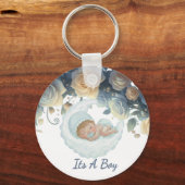 Cherished Memory Sleeping baby boy Sleutelhanger (Voorkant)